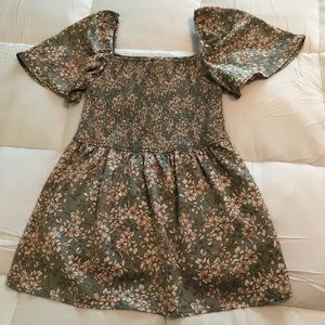 Smocked Floral Blouse, Size Small